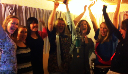 singing